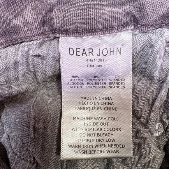 Dear John Jeans Womens 29 Brown Jeanne Flare High Rise Denim Jeans - Picture 4 of 9